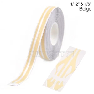 1/12" & 1/6" Beige Pinstriping Pin Stripe DIY Line Vinyl Tape Decal Sticker 32ft - Picture 1 of 7