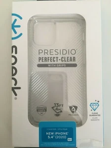 Speck Apple iPhone 12 Mini Presidio Grip Clear New - Picture 1 of 2