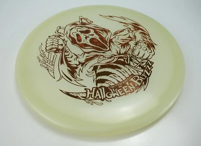 Discraft Disc Golf Glow Z Halloween Buzzz Midrange Disc Ghost Face Scream 2021 - Image 1 of 3