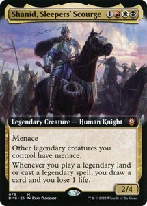 MTG Shanid, Sleepers' Scourge (Extended Art) – Dominaria United Commander Card #