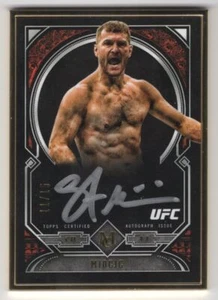 2017 Gold Frame Stipe Miocic Silver Ink Auto 11/15 #FA-SM - Picture 1 of 2