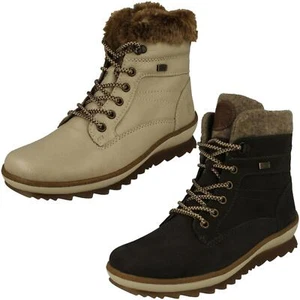 Damen Remonte Freizeit Bündchen Detail Warm Gefüttert Stiefeletten R8477 - Bild 1 von 19