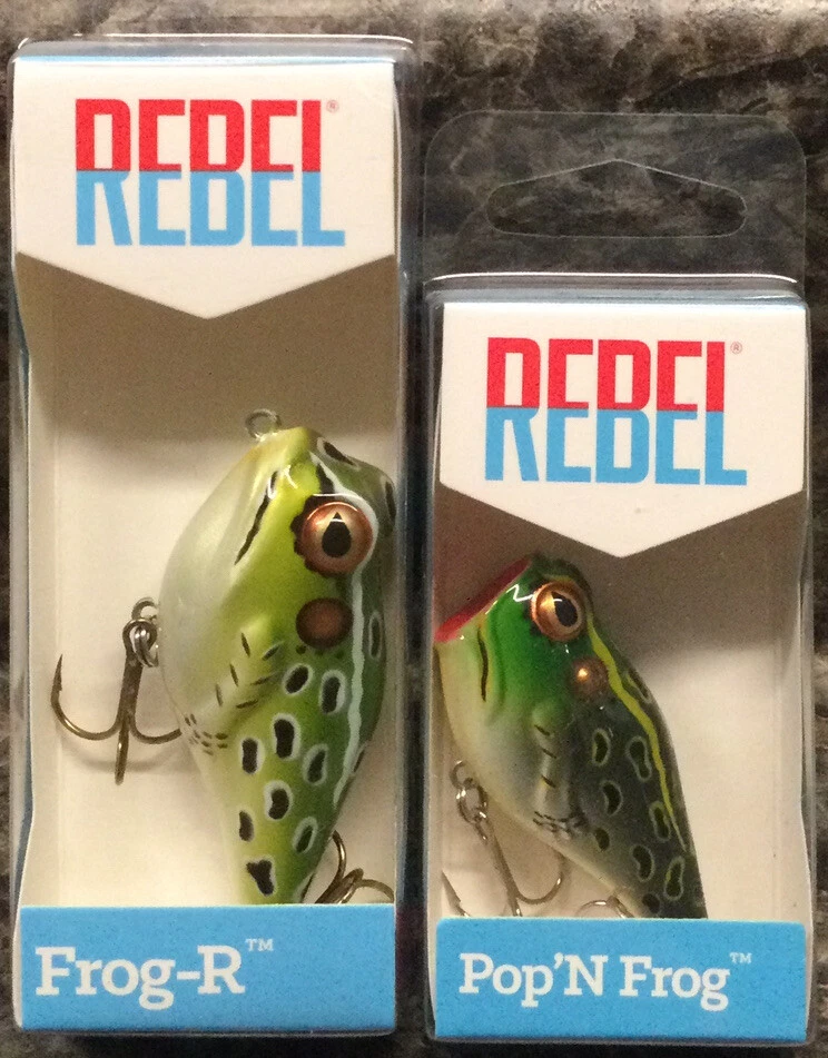 Рыболовные приманки комбинированная упаковка REBEL Frog-R Walking Frog & Pop N' Frog Bullfrog - Изображение 1 из 4