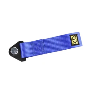 Sports BLUE High Strength Racing Tow Strap Set for Front Rear Bumper Towing Hook - Imagen 1 de 3