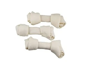 Large Rawhide Bones 8-9" (15 Count) Premium Natural Dog 15 Count (8-9 Inches) - Picture 1 of 7