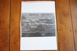 1993 Fascimilie Shrewsbury Arrivals Departures Railway Timetable Trip Notice - Picture 1 of 10