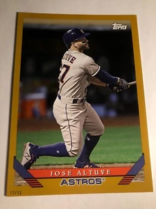 2019 Topps Archives Jumbo 5x7 Jose Altuve Astros 248 02/10 - Picture 1 of 1