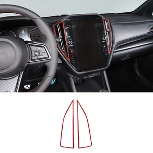 Carbon Fiber Car Center Air Condition Outlet Frame Trim For Subaru WRX 2022-2023 - Picture 1 of 12