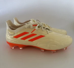 adidas Men 6.5/Women 7.5 Copa Pure.1 FG Soccer Cleats Off White/Solar HQ8903 NEW - Picture 1 of 8