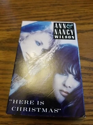 ANN and NANCY WILSON of HEART Here is Christmas CASSETTE SINGLE TAPE        1223 - Image 1 of 2