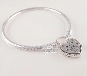 Disney Parks PANDORA Bracelet FANTASYLAND CASTLE HEART 597993PCZMX 7.5"/19cm NEW - Picture 1 of 4