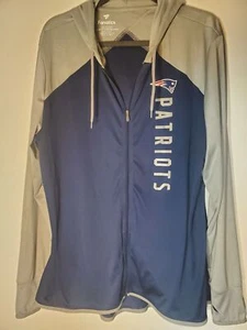 Fanatics Patriots Lightweight Full Zip Hooded Hoodie Jacket Size 3XWT01 - Picture 1 of 5