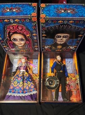 Juego Barbie y Ken MUÑECA BARBIE DÍA DE MUERTOS 2022 HBY09 y HBY10 de colección Foto 1 de 4