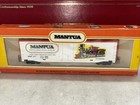 Mantua Metal Products HO 50’ Boxcar Featuring The General Steam Locomotive Tyco
