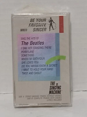 The Singing Machine Sing The Hits Of The Beatles Karaoke Cassette M803 1989 - Image 1 of 2