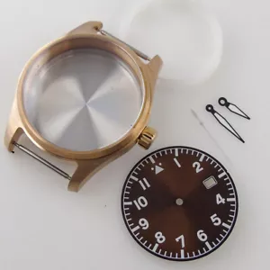 39 mm Saphirglas CUSN8 Massiv Bronze Uhrengehäuse passend für Japan NH35 NH36 UHRWERK - Bild 1 von 5