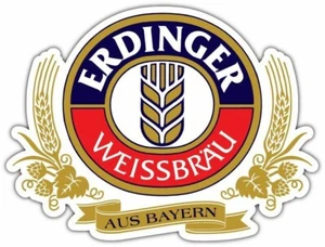 Erdinger Beer Alcohol Car Bumper Window Locker Sticker Decal 5"X4" - Picture 1 of 1