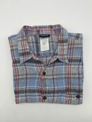 Camisa Patagonia Para Hombres Guinga Cuadros Botones Bolsillo Acento Algodón Orgánico Talla L Foto 1 de 4