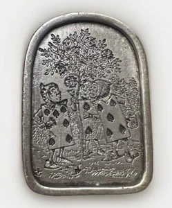 1974 Vintage Alice nel Paese delle Meraviglie Carte Bergamotto Fibbia Cintura Con Cintura 34” - Leggi - Foto 1 di 5