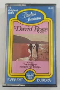 David Rose 16 Original Hits Cassette Tape 1986 Everest Europa - Picture 1 of 3