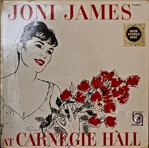 JONI JAMES: At Carnegie Hall-SEALED1959LP HEAVY GATEFOLD COVER STEREO - Imagen 1 de 1