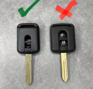 For Nissan Navara Micra Qashqai Primera Note NV200 2 Button Remote Key Fob Case - Picture 1 of 6