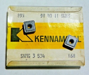 10 BRAND NEW Kennametal SNMG 3.534 K68 Carbide Inserts      592SO - Picture 1 of 11
