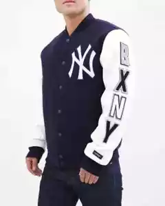 Herren Pro Standard New York Yankees Varsity Jacke Größe Medium Neu mit Etikett - Bild 1 von 2