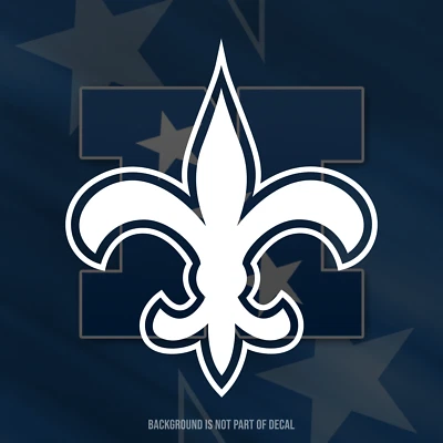 New Orleans Saints Vinyl Decal Sticker - Image 1 of 3