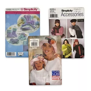 Butterick 3298 Simplicity 4495 5251 Sewing Patterns Vintage Clothing Design DIY - Picture 1 of 10