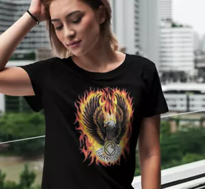 Camiseta Flaming Eagle Damas Corte - Narcóticos Anónimos - Envío Gratuito - Imagen 1 de 7