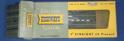 PLAYCRAFT TOYS MODEL MOTORING ELECTRIC HIGHWAYS SYSTEM TRACK 3004 7" STRAIGHTS - Image 1 of 2