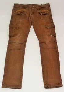 Damen The Lees braune Arbeits Cargo Slim Hose Gr. L R4-47 - Bild 1 von 10