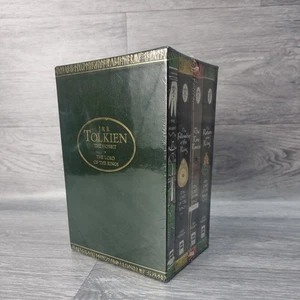 J R R Tolkien The Hobbit & The Lord Of The Rings 4 Book Set (1996/1997) Sealed - Picture 1 of 5