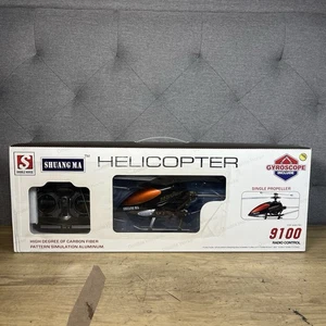 Double Horse 9100 RC 3CH Gyro Helicopter W/ Built In Gyroscope Shuang Ma NO BATT - Picture 1 of 15