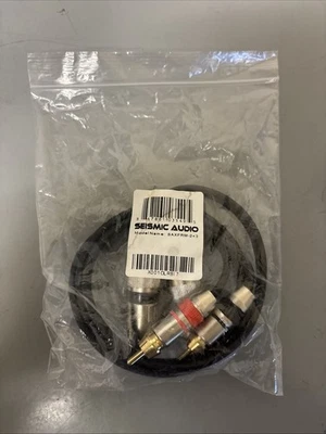 3 Foot Dual XLR Male to Dual RCA Male Patch Cable - 2-XLRM to 2-RCA Audio Cord - Image 1 of 4