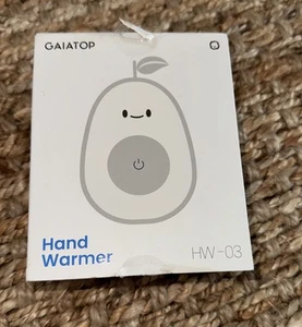 Gaiatop Hand warmers Avocado HW-03 Rechargeable Set. Keeps Your Hand Toasty Warm - Picture 1 of 6
