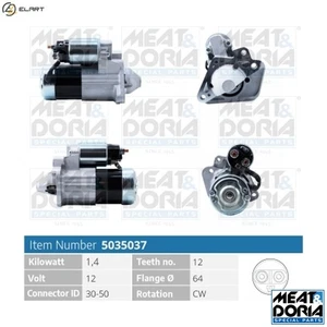 STARTER 5035037 FOR RENAULT SCENIC/GRAND/III MODUS LOGAN LUTECIA EURO/CLIO 1.5L - Picture 1 of 9