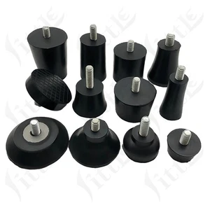 M6 M8 M10 Rubber Adjustable Feet Leveling Machine Furniture Leg With Screw - Picture 1 of 15