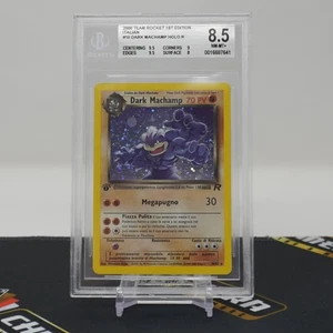 BGS 8.5 NM-MT+ Dark Machamp Holo Prima Edizione #10/82 Team Rocket Ita Pokemon - Bild 1 von 2