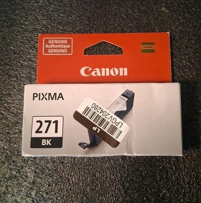 Canon 271 Black Standard Single Cartridge MG5720 Genuine Retail Box - Image 1 of 4