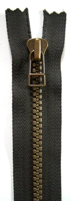 Cremallera cerrada Vislon marrón oliva 6" ZB-253 Foto 1 de 2