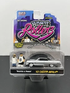 Greenlight 2025 DGA Homie Rollers '63 Chevy Impala Bigotes & Panda - Imagen 1 de 7