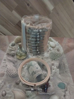 (11) Juegos de aros redondos de bambú para bordar de 3" pulgadas  Foto 1 de 4