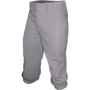 Baseball Express Men's Triple Play Solid Knicker Pant GRAY LG - Picture 1 of 2