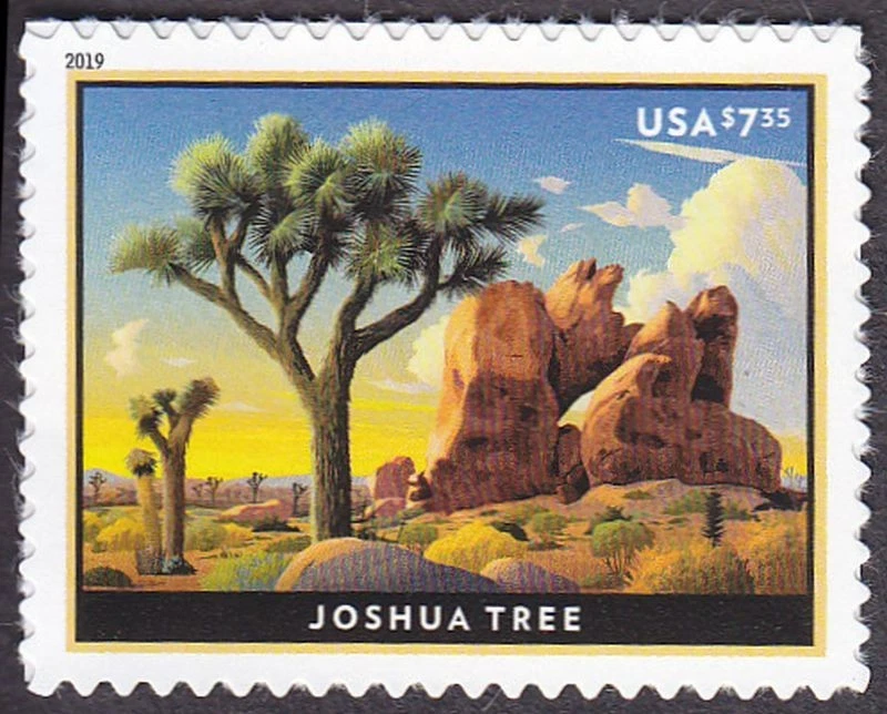 # 5347 Joshua Tree USPS Priority mail stamp $ 7.35 high value 2019 MINT NH - Image 1 of 1