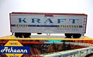 HO Athearn 5205 KRAFT 40' Wood Reefer Original Box Upgraded & Boxed Low Shipping - Picture 1 of 6