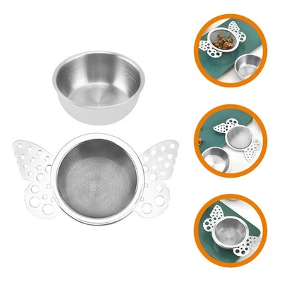  Tea Sieve for Loose Stainless Steel Strainer Fine Mesh Strainers - Image 1 of 4