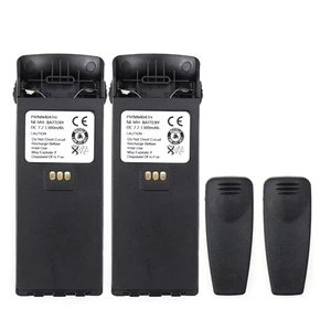 2 Stück 7,2 V 1300 mAh PMNN4047H Ni-MH Qualität Akku für Motorola MTP750 MTP700 - Bild 1 von 12