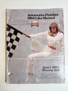 Libro de gráficos de virutas de color pintura original ACME Domestic Car Color Color Color Color Color 1984 - Imagen 1 de 6